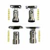 Accesorios de columna de acero inoxidable pasamanos de cabeza móvil conector de pasamanos móvil soporte de tubo de columna ajustable conector de escalera