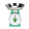 Balanza de Plato 1kg 5kg Pequeña de Banco para el Hogar Báscula de Bandeja para Alimentos Báscula de Resorte Comercial Anticuada con Plato
