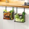 Prateleira de Armazenamento para Armário de Cozinha Doméstico Organizador Multifuncional para Porta Prateleira de Armazenamento para Sala de Estar Cesta de Armazenamento para Filme Plástico Prateleira de Frutas
