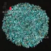 Grava de Apatita Natural Partículas Pequeñas Apatita Azul Transparente Acuario Maceta Decoración de Paisajismo Uñas Cristal Azul Claro