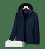 Chaqueta Fina de Primavera y Otoño para Hombres y Mujeres Resistente al Viento e Impermeable para Exteriores Chaqueta de Montañismo para Pareja de Una Sola Capa Transpirable con Capucha Cortavientos