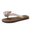 Chanclas de Dibujos Animados Lindas Estilo Celebridad de Internet Ins para Mujer, Calzado de Verano para Exteriores, Sandalias de Tira Fina de Suela Suave a la Moda para Mujer
