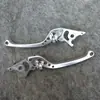 Guidões com Manetes de Freio a Disco Dianteiro e Traseiro para Veículo Elétrico, Guidões de Freio Ajustáveis com Buzina Modificados para Bicicleta Elétrica de Motocicleta, Guidões de Freio para Veículo Elétrico
