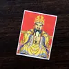 Pintura Thangka Dourada Pintada à Mão dos Cinco Budas, Riqueza Amarela, Tara Verde, Mahakala e Núcleo da Pintura Thangka do Nascimento de Buda em Tela Especial