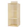 Bolsa de almacenamiento para armario, para colgar ropa de algodón y lino, para el hogar, con acabado vertical, con cajón multicapa, para ropa interior y ropa interior, multifunción.