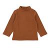 Conjunto de roupa íntima térmica infantil de outono e inverno, roupas e calças de outono para bebês, gola média-alta, camisa de base com camisa quente e espessa para meninos e meninas