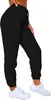 Ropa para Mujer de Comercio Exterior Transfronterizo Europeo y Americano Nueva para Otoño e Invierno Pantalones Jogger Deportivos Casuales Sueltos con Cordón de Pierna Ancha para Mujer