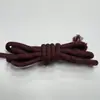 Nova Corda Redonda Preta com Pontos Pretos de Poliéster Grosso 5mm Paracord para Moletom, Calça, Chapéu, Cadarços, Cordão de Bolsa DIY