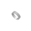 Anillo de bola de acero inoxidable anillo de acero de titanio oro y plata punto flotante para mujer cuentas europeas y americanas temperamento abierto chapado en oro nicho