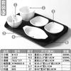 Prato de Melamina Xiangyuanmei Branco Imitação Porcelana Prato de Plástico Buffet Restaurante Fast Food Especial Conjunto de Acompanhamento