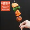 Modelo Barbacoa Alitas de Pollo Olla Caliente Brochetas de Barbacoa Comida Falsa Decoración Sensorial Decoración de Comida Atrezo Brochetas a la Parrilla