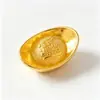 Mini lingotes de oro macizo, lingotes de imitación de oro, al por mayor para manualidades, accesorios para marcos de fotos y piezas decorativas