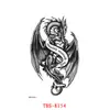 Adesivos de tatuagem à prova d'água transfronteiriços, adesivos de tatuagem de personagem totem animal, atacado de adesivos de tatuagem