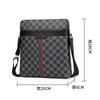 Bolso de Hombro para Hombre con Doble Cierre de Cremallera Bolso de Doble Capa para Hombre Bolso Cruzado Nuevo Bolso Casual Mochila Pequeña para Estudiante Bolso Cruzado Juvenil