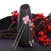 Horquilla de pelo antigua Horquilla de pelo Disco Pelo Borla Peine Simple Combinable Atmósfera Tocado Pelo Horquilla Tocado Hanfu Accesorios para Caminar para Mujer