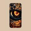 Adecuado para funda de teléfono móvil iPhone15 ojos de serpiente con sensor de choque