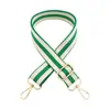 Nuevo Color Correa Ancha Rayada Engrosada Accesorios para Bolsos Correa Ajustable Correa Larga Iluminada Correa de Hombro Único Cruzada