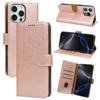 Adecuado para Funda de Teléfono Apple iPhone 16 11, Cloud Walk 13 Hebilla Magnética Antirrobo 15 Succión Magnética Funda de Cuero tipo Flip 11