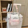 Nova Mochila Bordada de Gatinho Fofo para Alunas do Ensino Fundamental e Médio Mochila Escolar de Grande Capacidade Mochila Versátil Xadrez para o Campus