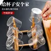 Copo Transparente Espesso Resistente ao Calor com Alça Copo de Chá de Vidro com Alça Conjunto de Chá Kung Fu Degustação de Chá Copo Pequeno com Alça Conjunto de Chá