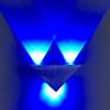 Lámpara de pared triangular LED, luz de pared creativa para interiores, 3 W, 9 W, para pasillo, KTV, bar, fondo, luz decorativa de pared