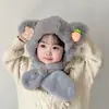 Gorro de Bebé Otoño e Invierno Lindo Cordero Bebé Felpa Protección de Orejas Gorro Cálido y Grueso de Punto para Niños y Niñas Invierno