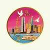 Moneda Conmemorativa de la Secta Mágica de Shanghái Medalla Conmemorativa de Atracciones Turísticas Periféricas de la Perla Oriental Área Escénica del Jardín Yu Regalos Turísticos