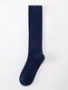 Calcetines de Color Puro para Primavera y Otoño para Niños, Calcetines Modernos hasta la Pantorrilla para Niños Grandes, Calcetines de Algodón, Calcetines Deportivos de Tubo Medio para Niños y Niñas Estilo Coreano