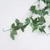 Colgante de pared de flor de rosa artificial larga, decoración de pared, ramo de enredadera de flores, flores artificiales, violetas, flores colgantes, arreglo de pared