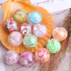 Cuentas Redondas de Frutas Accesorios para Joyería DIY Cuentas Sueltas Cuentas con Agujero Recto Cadena para Teléfono DIY Cadena para Llaves Cadena para Bolsa Accesorios