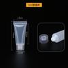 Garrafa plástica mangueira pe limpador facial creme para as mãos amostra cosmética garrafa vazia garrafa de mangueira squeeze de viagem