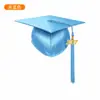 Capelo de tricô ponto cruz capelo de formatura universitária capelo de formatura de mestrado chapéu de cerimônia para adulto com borla 2027