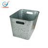 Cubeta de hielo cuadrada para encurtidos Amazon transfronterizo estante para cerveza europeo y americano metal galvanizado enfriador de bebidas cubeta para bebidas