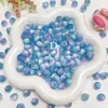 Imitação natural olho de gato flor de jade contas de maçã douradas moldadas material de contas espalhadas para cordão DIY feito à mão atacado
