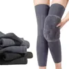 Rodilleras Forradas de Polar para Personas de Mediana Edad y Mayores, Calcetines Largos para Mantener Calientes las Piernas y Articulaciones Frías de los Ancianos, Cubrepiernas Extensos para Hombres y Mujeres