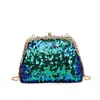 Bolsa de Cartera con Cadena de Moda de Nicho de Comercio Exterior para Mujer 2026 Nueva Bolsa de Lentejuelas de Gama Alta Bolso Cruzado de Hombro con Personalidad