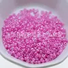 Contas de arroz creme de alta qualidade importadas para ponto cruz, contas de arroz de vidro pequenas, contas soltas para DIY, material para contas feito à mão