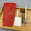 Vajilla desechable para llevar figura fija cuchara palillo palillos juego de cuatro piezas vajilla desechable palillos de tres piezas
