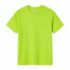 Camiseta infantil de manga curta 180g em algodão penteado, logo personalizado, uniforme escolar, uniforme de classe, camiseta CVC feita sob medida com corte solto e gola redonda