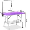 Juego Completo de Mesa de Peluquería para Mascotas, Mesa de Peluquería para Mascotas, Mesa Plegable para Mascotas, Mesa de Estilismo y Corte para Perros, Mesa de Peluquería