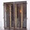 Puerta de Entrada de Hierro Antirrobo, Puerta de Hierro Artesanal de Metal Laminado, Proceso de Protección del Hogar, Puerta Corredera de Hierro Forjado