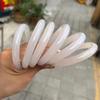 Pulsera de Calcedonia Blanca Natural, Estilo Femenino Luna Blanca, Ágata Rosa Raíz de Loto, Joyería de Moda al por Mayor, Regalos Empresariales, Productos de Jade