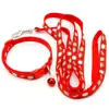 Collar para Mascotas Multicolor Marrón Perro Campana Correa Collar para Perro Correa para Gato Universal Perro Pequeño Correa para Cuello de Perro