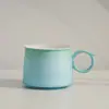 Taza de café de cerámica de alta gama, exquisita, estilo ins, con cuchara y platillo, juego de regalo, taza transfronteriza, regalo de empresa
