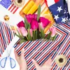 Wx317 Papel de Copia para el Día Nacional Americano 17g Caramelo de Regalo Papel de Envoltura a Prueba de Humedad Papel Decorativo Rayado Papel de Pera