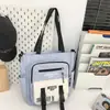 Bolso Cruzado para Hombre 2025 Nueva Llegada Gran Capacidad Estilo Coreano Ins Tendencia Fresco Estilo Tooling Bolso de Hombro Casual para Pareja Bolso Tote