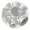 Foco Led Forma de Viento Plástico Envuelto Aluminio Lámpara Taza Smd Gu10Gu5.3Mr16 3W4W5W6W7W Luz de Techo