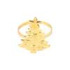 Corona de Navidad Árbol de Navidad Anillo para Servilletas de Pedrería Soporte para Servilletas Decoración de Hotel Hebilla para Servilletas Lo Más Vendido en Amazon Nuevo Producto