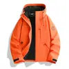 Chaqueta funcional 3 en 1 para mujer para exteriores, chaqueta a prueba de viento e impermeable estilo montaña para hombre para senderismo y actividades al aire libre