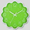 Reloj de Pared Silencioso de 12 Pulgadas (30 cm) con Forma de Flor, Reloj Digital 3D Creativo de Moda para Sala de Estar, Simple, Venta al por Mayor